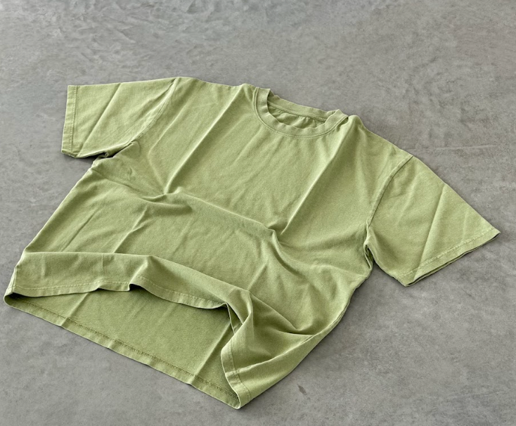 GREEN BOXY TEE